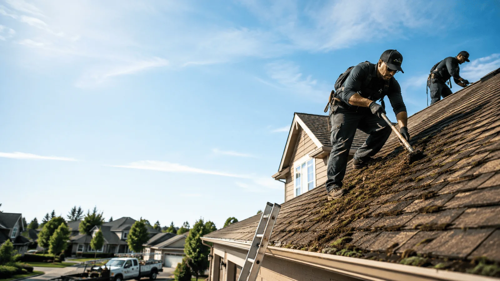 Roof Moss Removal in Bluffton, TX near me